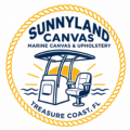 logo nautique Sunnyland Canvas and upholstery treasur coast florida 1945 Harbortown Suite E, Fort Pierce, FL 34946.